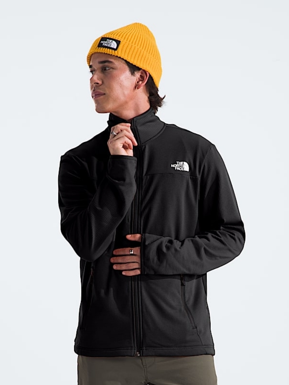 The North Face Black  Jacket with White Logo